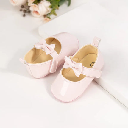 Spring and Autumn Fashion Baby Shoes Bow Soft Bottom Anti slip Sneaker Baby Versatile Princess Shoes