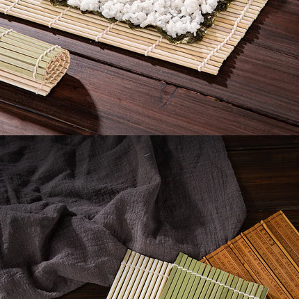 DIY Bamboo Sushi Maker Rolling Mat Sushi Tools Rice Rollers Kitchen Gadget Hand Maker Food Rice Roll Mold Cooking Accessories