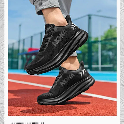 New men's casual sports shoes with shock absorption, breathable running shoes, anti slip and wear-resistant outdoor hiking shoes