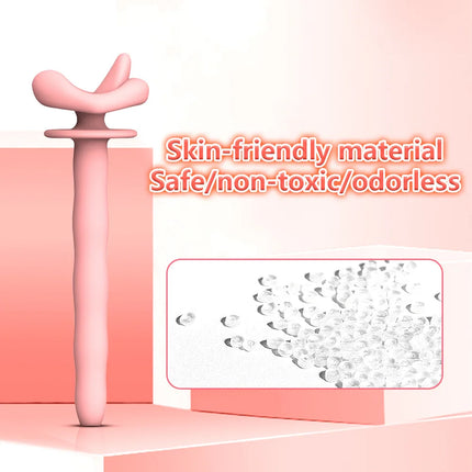 Silicone Urethral Rod Penile Glans Plug Prostate Stimulation Penile Dilator Dick Enhancement  Abstinence Sex Toy for Adult Men