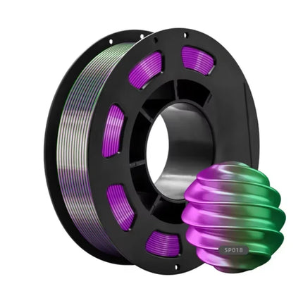 Dual-color PLA Silk 200g 3D Printing Materials 1.75mm Upgrade Eco-Friendly 3D Printer Filament FDM Non-Toxic Vacuum Packaging