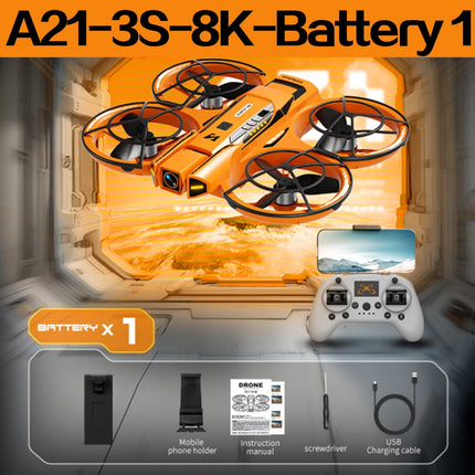 Original A21 PRO Drone 8K 5G Professional HD Aerial Photography Brushless Full Surround Drone HD Dual Camera Quadcopter Toy Dron