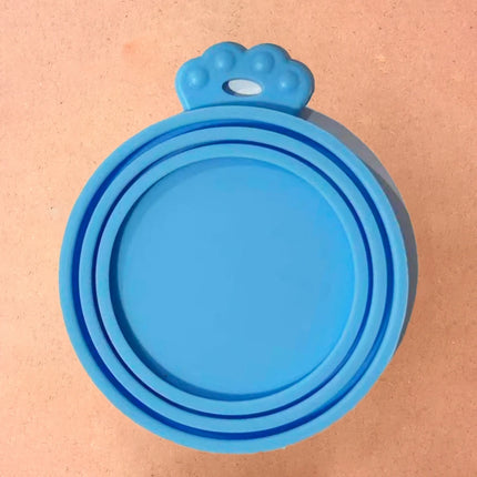 2-5PCS 3In1 Reusable Silicone Can Lid For Most Sizes Of Dog And Cat Cans To Maintain Freshness Kitchen Organization Pet Supplies
