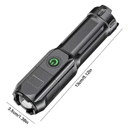 Portable UV Flashlight UV 395NM Zoomable ABS Torch 3 Modes Camping Ultraviolet Flashlights For Pet Stacks Fluorescent Detection