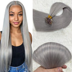 Gray / 18inches 45cm / 45g  little sample|40%-45%