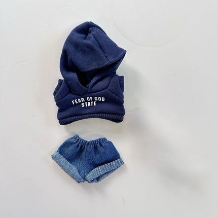 For 15/17cm Labubu Clothing Trendy shirt set Labubu Dolls Clothes Fashion hoodie outfit Diy Decoration replacement Accessories