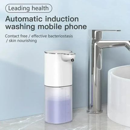P9 Automatic Foam Soap Dispensers 400ml Bathroom Smart Washing Hand Machine With USB Charging 2-in-1 Desktop Wall Hanging
