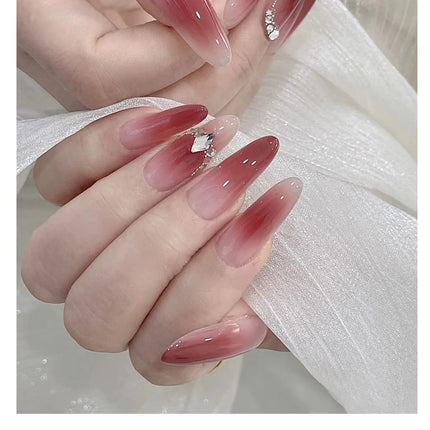 9-colors Memories of Autumn Patter Glue Smudges Canned High Saturation Popular Semi-solid Nail Polish Glue Nail Salon