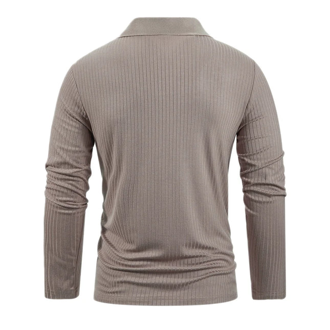 King Billion Cotton Long Sleeve T-Shirts Men T-shirt High Quality Slim V-neck Stripe Shirt Autumn Winter Male Top Tees Male