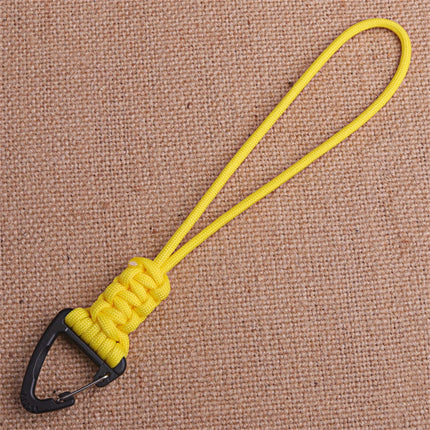 Triangular Buckle 7-Core Paracord Rope Keychain Handmade Survival Key Ring Men Women Outdoor Camping Car Hiking Backpack Gift