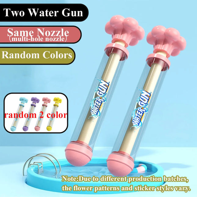 1/2PCS Spray Toy Pull-Back Water Gun Outdoor Splash Games for Pool Lawn Activities Summer Interactive Beach Gift