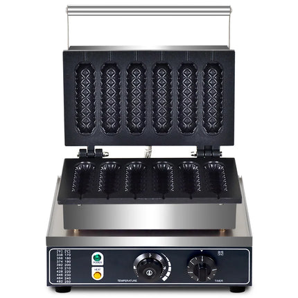 HPH2O Electric Waffle Maker French Crispy Stick Corn Cob Stick Baking Machine 1550W  Hot Dog Machine Kitchen Appliance