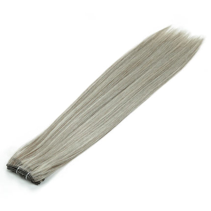Alibaby Straight Hair Bundles Extensions Smooth Ombre Hair Weaving 26Inch Long Synthetic Straight Hair Bundles Full to End 150g