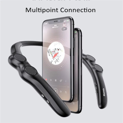 New Portable Neck Hanging Wireless Bluetooth Speaker Portable Mini Subwoofer Intelligent Wearable Stereo Subwoofer