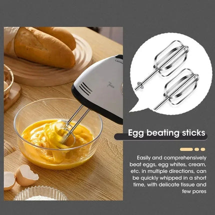 7 Speed Electric Hand Mixer Automatic Blender for Cream Egg Cake Dough Food Mixing Versatile Kitchen Appliance Tool