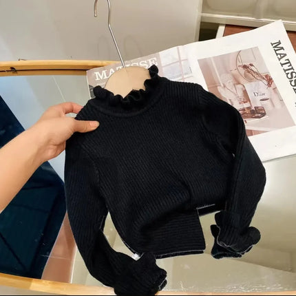 0-7Y Autumn New Baby Boys Girls Clothes Baby Sweater Toddler Knit Sweater Newborn Knitwear Long Sleeve Cotton Baby Pullover Tops