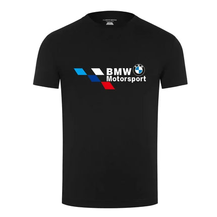 BMW Clothes T-shirt Large Size Polo Crew Neck Short Sleeve Trend Racing Series Men's T-shirt Pure Cotton Streetwear SUMMER