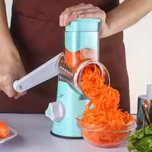 !!!VIRAL!!! Rotary Vegetable Slicer 3 Drums Manual Grater Shredder Kitchen Tool / Râpe-Légumes Rotatif 3 Tambours Râpe Manuelle Outil Cuisine