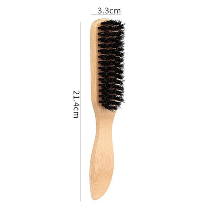 Professional Barber Styling Bristle Brush- Fragrance-Free Boar Bristle Hair Brush (Unisex) , Suitable for Thick/Fine Hair