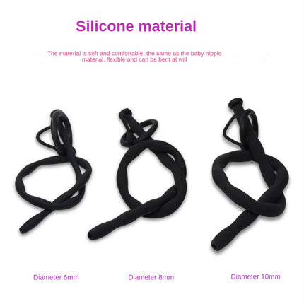 35CM Long Prostate Hollow Urethral Catheter Dilator Horse Eye Irritation Adult Sex Toys For Urethra Masturbation Men Penis Plug