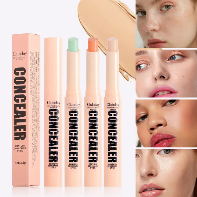Orange Green Contour Concealer Stick Waterproof Matte Concealer Full Cover Acne Dark Circles Nude Foundation Makeup Corrector