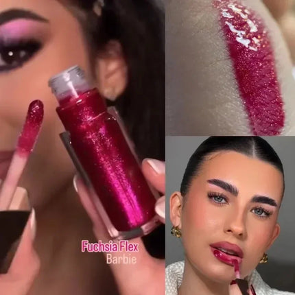 Fenty Beauty Lip Gloss Lipstick Water Gloss Highlight Mirror Lasting FUSSY HEAT RIRI Sparkling Charming Moisturizing Lip Care