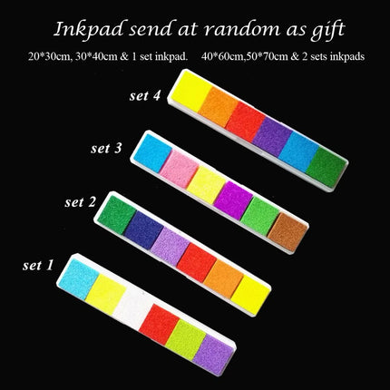 Engagement Events Party Favor Wedding Tree Canvas Painting Guest Fingerprint Signature Book Customized Lover Anniversary Gift