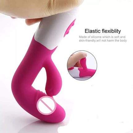 Rabbit Vibrator for Women 30 Speed Rechargeable G Spot Clitoris Stimulator Dildo Vagina Female Masturbator Sex Toys for Aldult