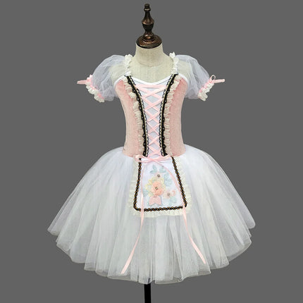 Children's Ballet Skirt Girls' Dance Skirt Campus Dance Program Ballerina Costume Stage Group Performance Costume