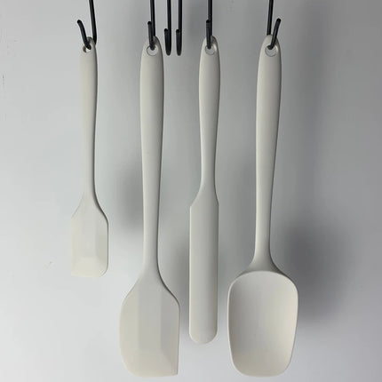 4-Piece Heat-Resistant Silicone Spatula Set - Kitchen Baking Utensils with Cream Scraper for Cooking Mixing  Safe Tools