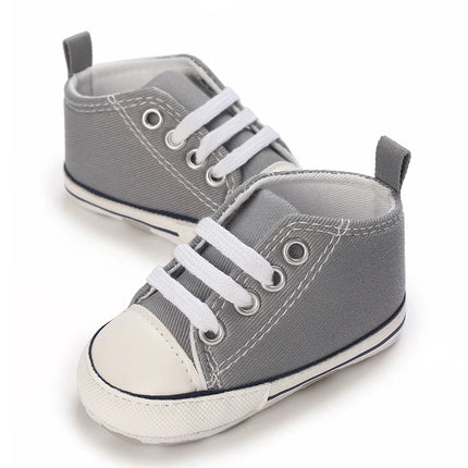 0-18 Months Newborn Baby Shoes Classic Fashion Casual Sports Shoes for Boys and Girls Non slip Soft Sole Walking Shoes