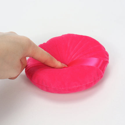 125mm圆形 Cotton Velvet Powder Puff Large Loose Powder Puff Makeup Artist Powder Puff Round Cotton Ribbon Hook Hand Glove Puff