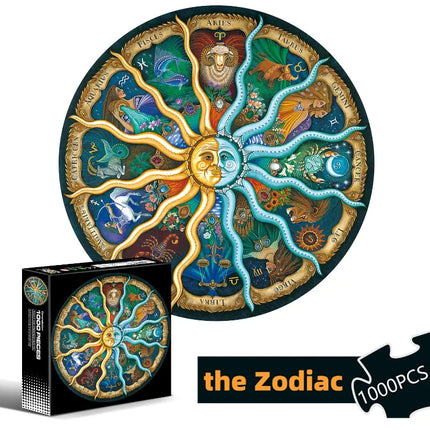 Adult Puzzle Puzzle Game 1000 Planet Moon Earth Puzzle Challenge Game Learning Puzzle Space Plane Puzzle Difficulty Toy