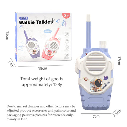 2Pcs Children Walkie-Talkie Toys, Interaction Walkie Talkies Set Range Two Way Receiver for Outside Trip Camping Hiking Gifts