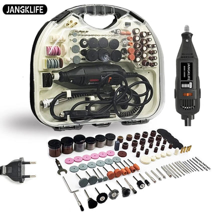JANGKLIFE110-220V polishing and drilling, high-power grinder and 211pcs set, cutting, engraving, multi-function electric grinder