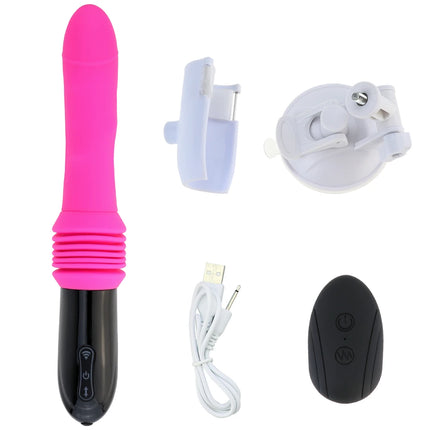 Automatic Thrusting Sex Machine Telescopic Dildo Vibrator Vaginal Massage Orgasm G Spot Stimulation Adult Female Toy Masturbator