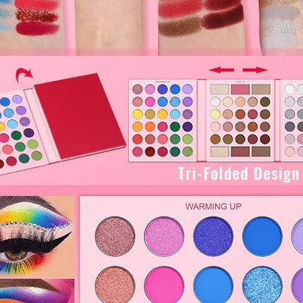 Ucanbe 86-color Pretty All Set Eyeshadow Palette Comprehensive Set