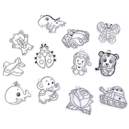 Birthday Gifts Painting Crafts Art Craft DIY Suncatchers Craft Filing Drawing Board Window Painting Toys Sun Catcher Hanger