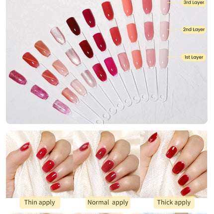 BORN PRETTY 10ml Transfer Foil Nail Gel Polish Semi-Permanant Varnish For Adhesive Sticker Soak Off UV LED Gel Nail Art Manicure