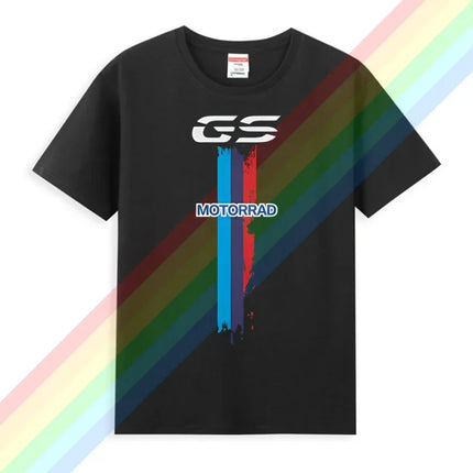 New Hot Sale Summer 100% Cotton for 1250 GS Exclusive for BMW Fans Motorrad R1250GS T Shirt Men Hip Hop Streetwear T-shirt S-3XL