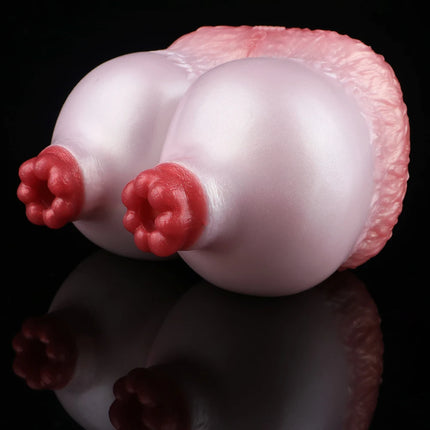 YOCY Liquid Silicone 2/4 Breasts Masturbator For Men Four Hole Squirting Pocket Pussy Stroker Adult Sex Toys for Man Fetish 18+