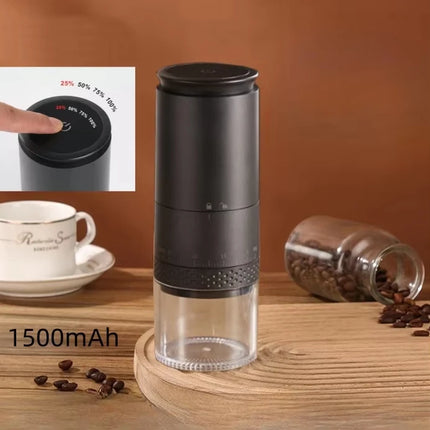 New 1500mAh Electric Coffee Grinder Externally Adjustable Type-C Charging Coffee Burr Grinder Bean Grinding Machine Coffee Maker