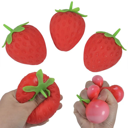 Super Jumbo Strawberry Squishy Toy Slow Rising Simulated Strawberry Antistress Anti-Anxiety Fidget Toys for Adults Friends Gifts