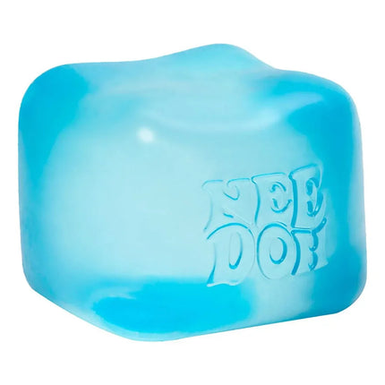 Schylling Nee Doh Jellyfish & Cube Squish Toy, Soft Jelly Squeeze Stress Relief Fidget Toy, Sensory NeeDoh for Kids & Adults