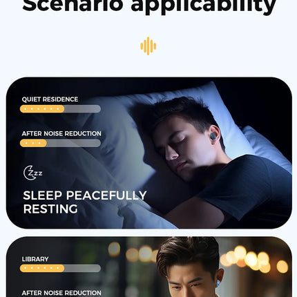 Ear Plugs for Sleep Ultra Soft Reusable Noise Reducing Flexible Silicone Earplugs for Sleeping Travel Concerts Deep Focus