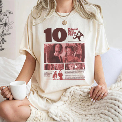 10 Things I Hate about You Shirt Heath Ledger Shirt Patrick Verona Shirt 90s Movie Shirt. Romance Shirt Gift for Fans Clothing