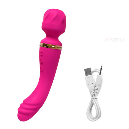 AV Wand Vibrator for Women Clitoris G-Spot Vagina Stimulator Nipples Breast Massager Female Masturbator Sex Toy for Women