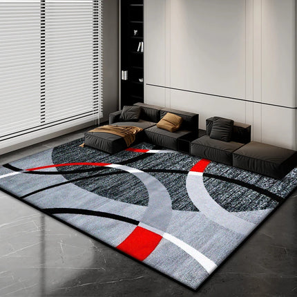 Nordic Abstract Luxury Carpet Home Decoration Living Room Fluffy Plush Rugs 200x300cm Bedroom Office Area Anti-Skid Floor Mats