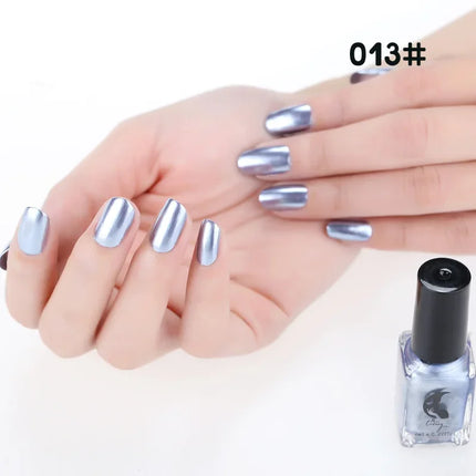Metal Colour Nail Gel Polish Semi Permanent Mirror Gel Varnish Base Top Coat UV Gel Varnish Soak Off Nails Art Glue Nail Polish