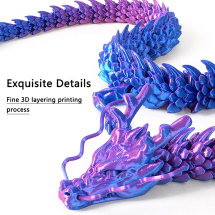 3D Printing Pyramid Dragon Fidget Toys Cone Passthrough Sculpture Spiral Antistress Animal Model Stress Relief Decompression Toy